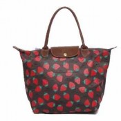 Sac A Main Soldes Longchamp soldes sorties les pliage Fraise